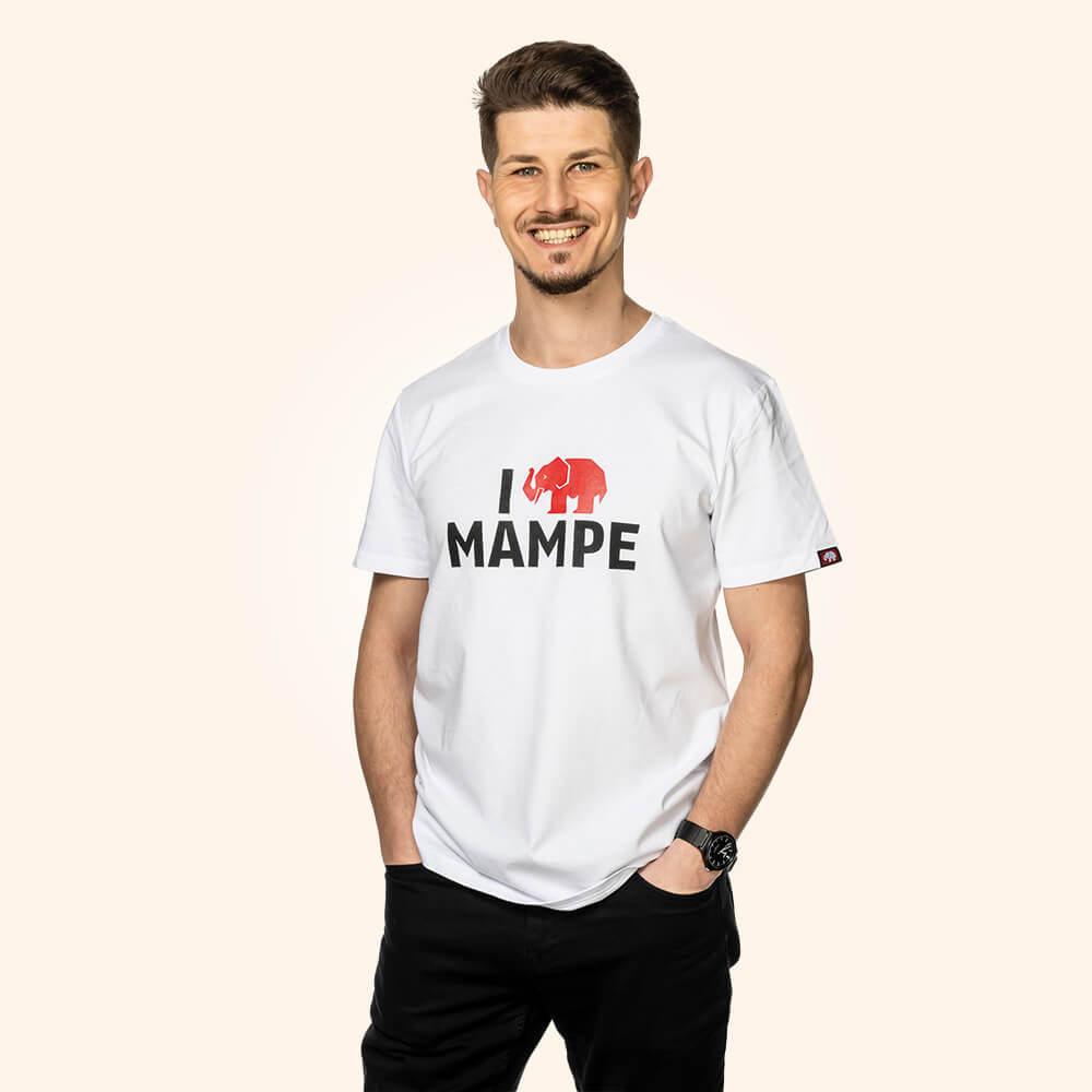 Mampe T-Shirt Like Weiß