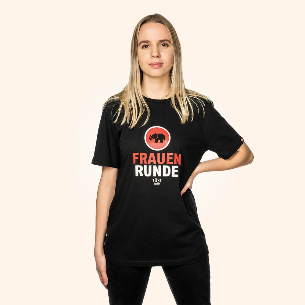 Mampe T-Shirt Typo Frauen Runde