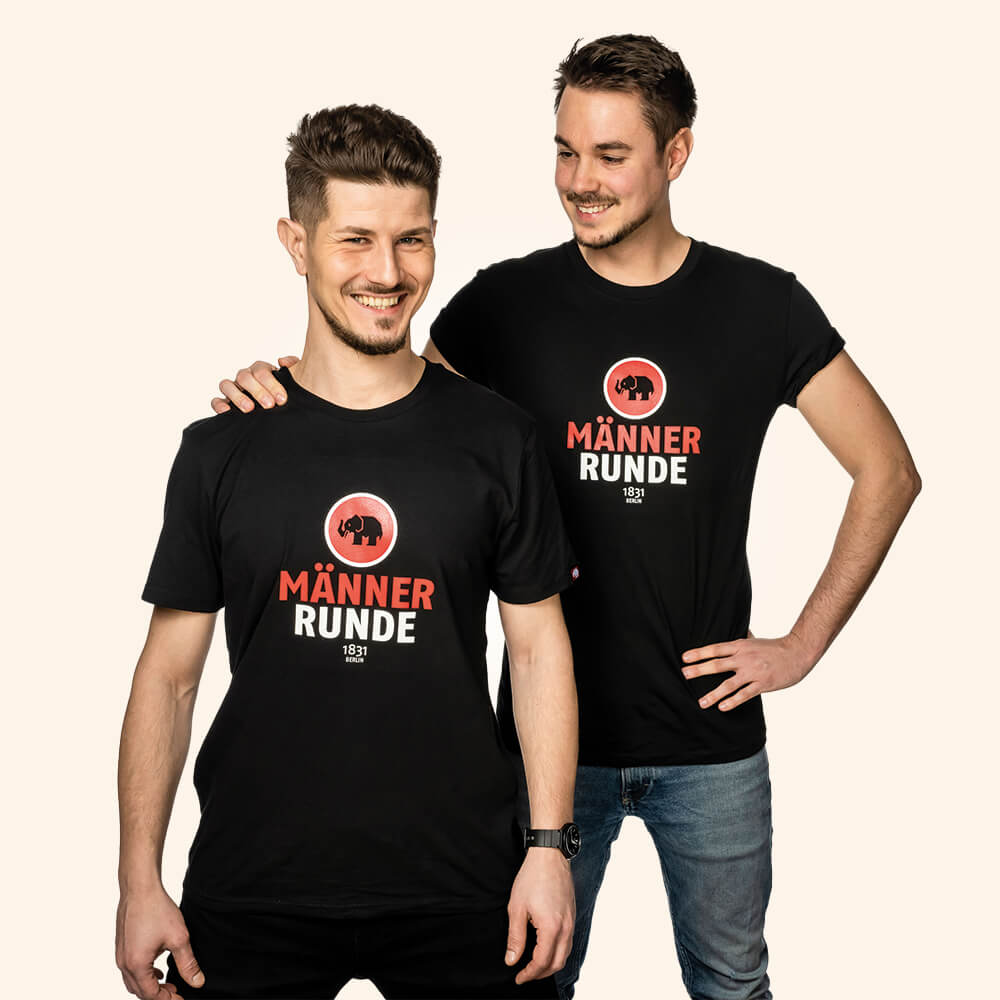 Mampe T-Shirt Typo Männer Runde