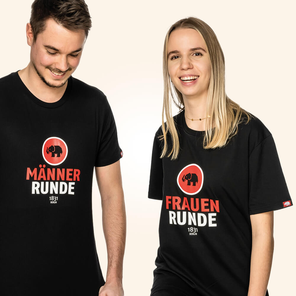 Mampe T-Shirt Typo Männer Runde