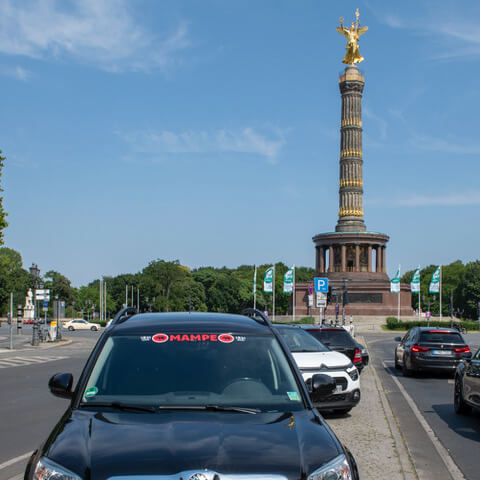 Autoaufkleber Mampe1831 weiß