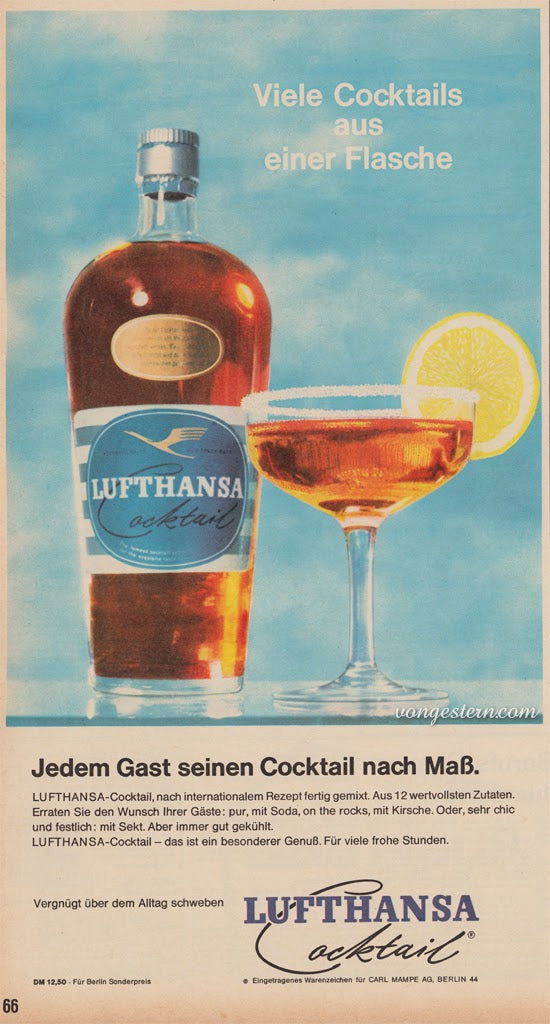 Lufthansa Cocktail - Ein Klassiker der Luftfahrt