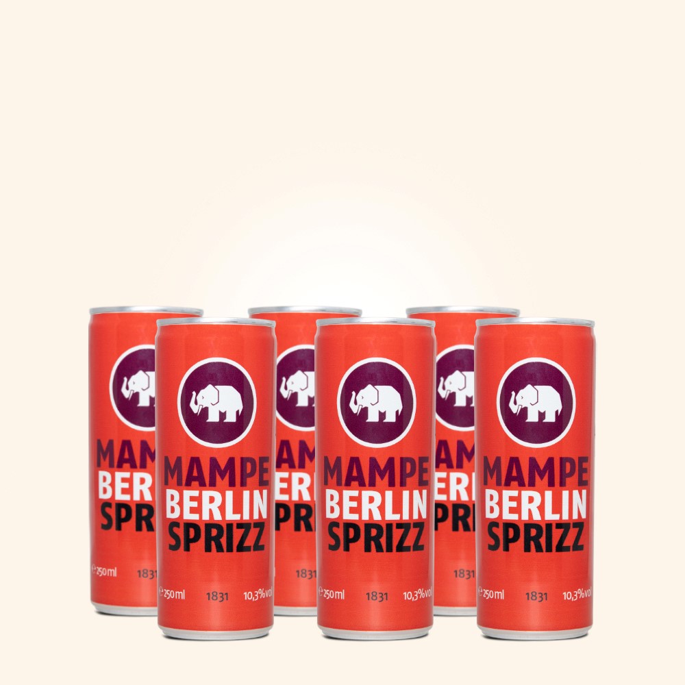 Mampe Berlin Sprizz can, set of 6