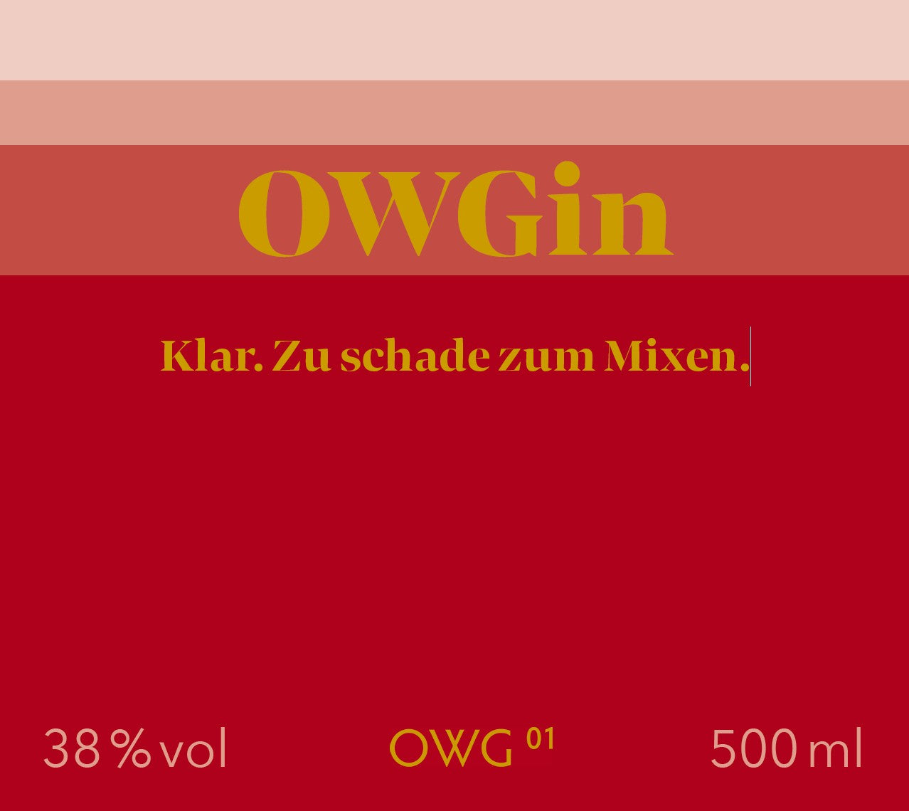 OWGin 38% 0,5l MKM Krugflasche