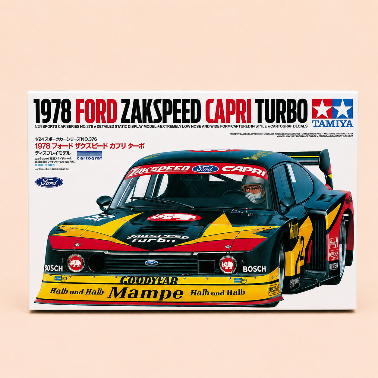 Modellauto Mampe Ford Zakspeed Capri Turbo 1:24 Tamiya