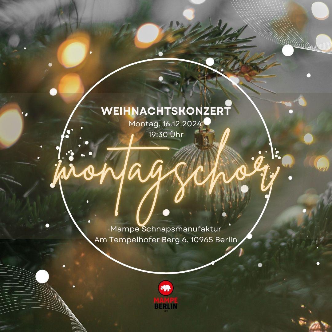 DRINK THE MUSIC Montagschor Weihnachtskonzert