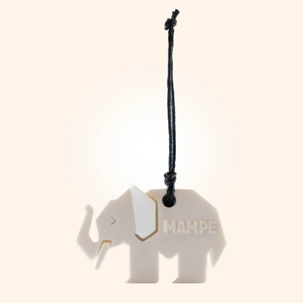 Leather deals elephant keychain