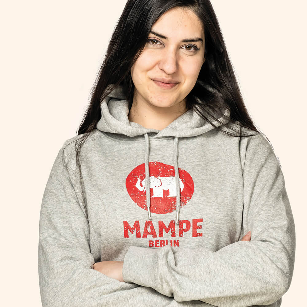 Mampe Hoodie - light grey (unisex)