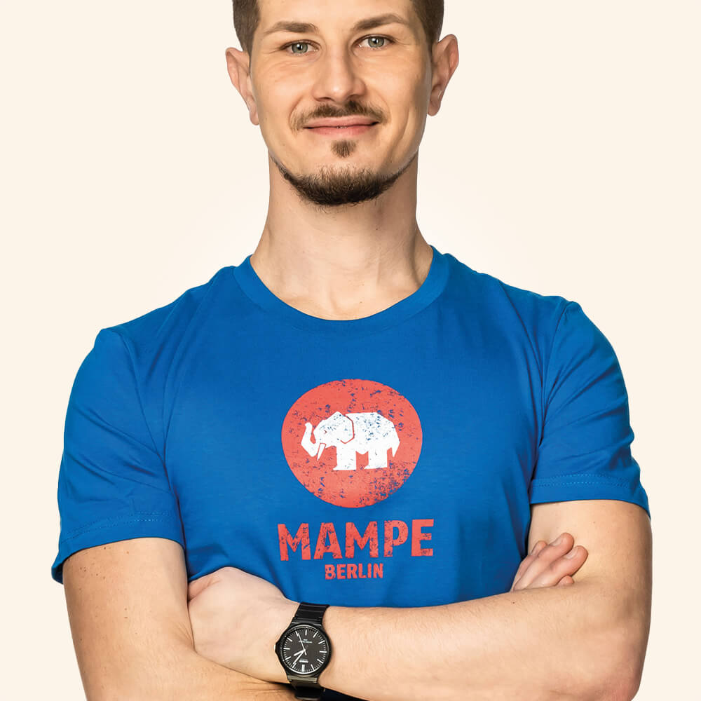 Mampe T-Shirt Heritage Blau