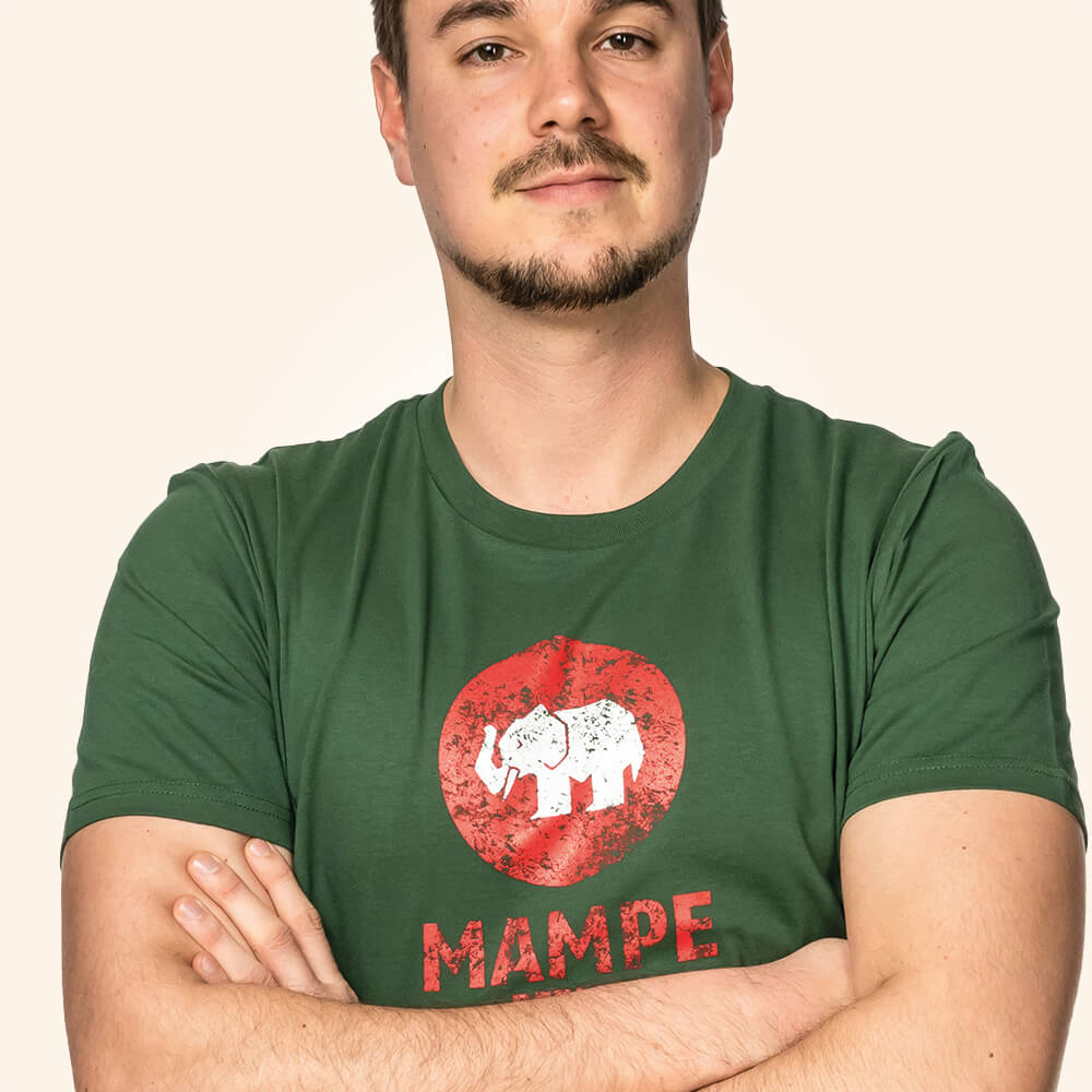 Mampe T-Shirt Classic Flaschengrün
